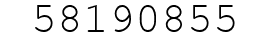 Number 58190855.