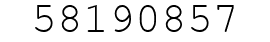 Number 58190857.