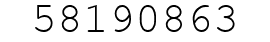 Number 58190863.