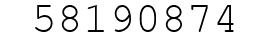 Number 58190874.