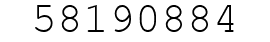 Number 58190884.