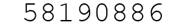 Number 58190886.
