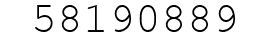 Number 58190889.