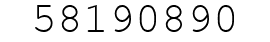 Number 58190890.