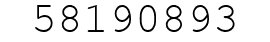 Number 58190893.