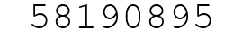 Number 58190895.