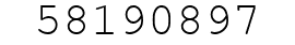 Number 58190897.