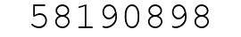 Number 58190898.