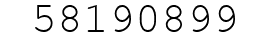 Number 58190899.
