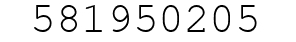Number 581950205.