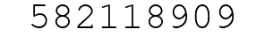 Number 582118909.