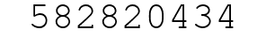 Number 582820434.