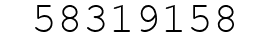 Number 58319158.