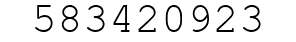 Number 583420923.