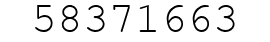 Number 58371663.