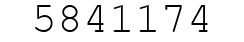 Number 5841174.