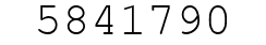 Number 5841790.