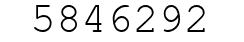 Number 5846292.