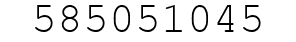 Number 585051045.