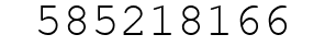Number 585218166.