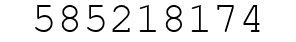Number 585218174.