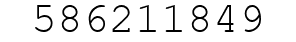 Number 586211849.