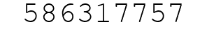 Number 586317757.