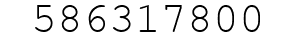 Number 586317800.