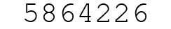 Number 5864226.