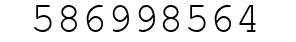 Number 586998564.