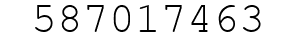 Number 587017463.