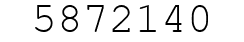 Number 5872140.