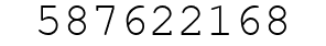 Number 587622168.