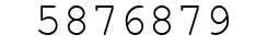 Number 5876879.