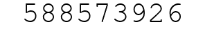 Number 588573926.