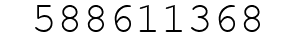 Number 588611368.