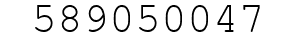 Number 589050047.