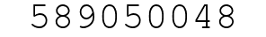 Number 589050048.
