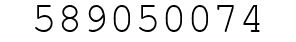 Number 589050074.