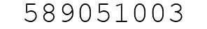 Number 589051003.