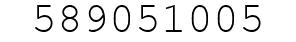 Number 589051005.