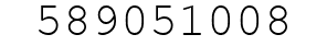 Number 589051008.