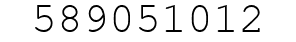 Number 589051012.