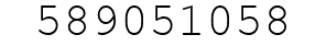 Number 589051058.