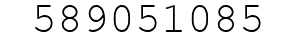 Number 589051085.