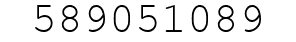 Number 589051089.