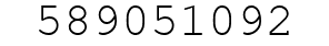 Number 589051092.