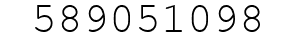 Number 589051098.