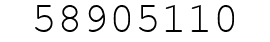 Number 58905110.