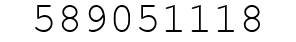 Number 589051118.